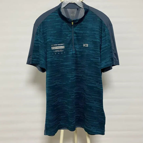 [BUNJANG] K2 Men's Functional Short-Sleeve T-Shirt Navy / K2 남성 기능성 반팔 티셔츠 (95)