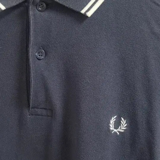 [BUNJANG] Fred Perry Pique Shirt Navy Size M / 프레드페리 피케 셔츠