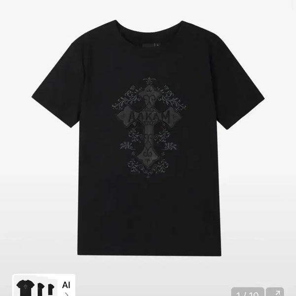 [BUNJANG] Aakam CROS2 Half Top T-Shirt / [오늘만 할인] 아캄 티셔츠 반팔 Aakam CROS2 Half Top