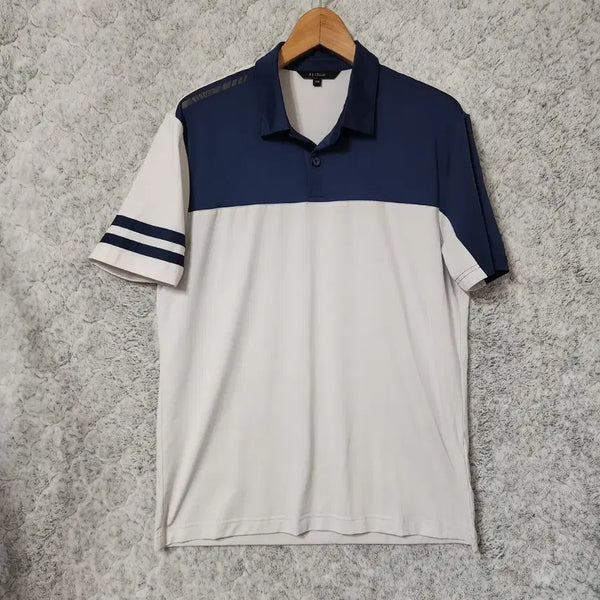 [BUNJANG] Elle Golf Men's Functional Short Sleeve Polo Shirt Size 105 / 243B [105] 엘르 골프 기능성 반팔 카라티
