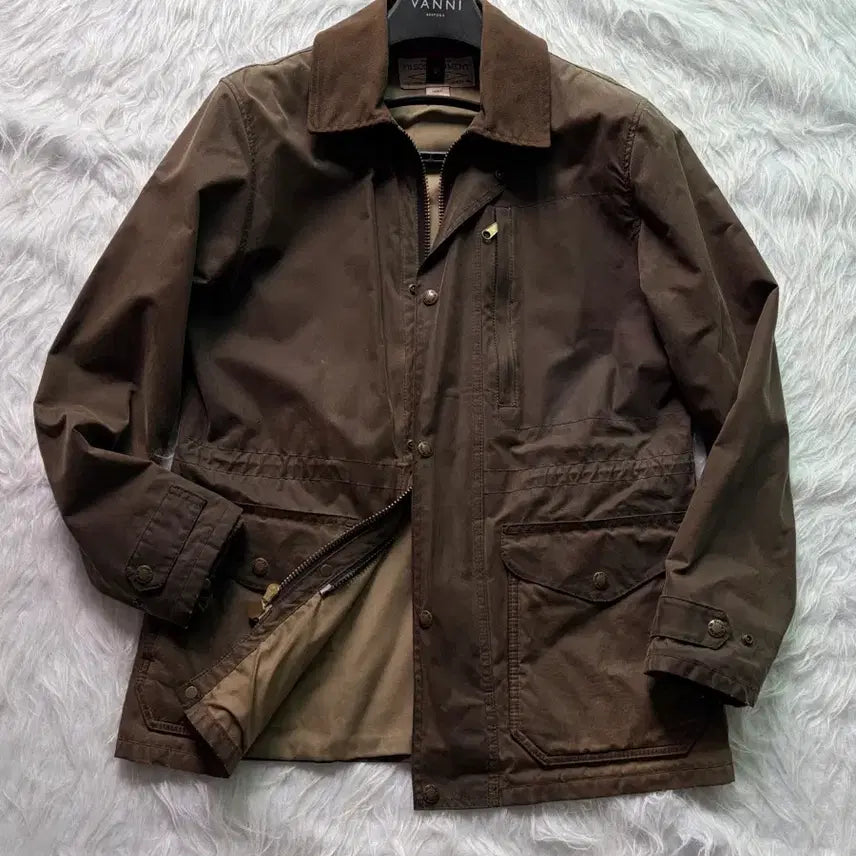 [BUNJANG] Filson Seattle Suede Collar Waxed Work Jacket / 필슨 시애틀 / 스웨이드 카라 왁스드 워크 자켓 / s