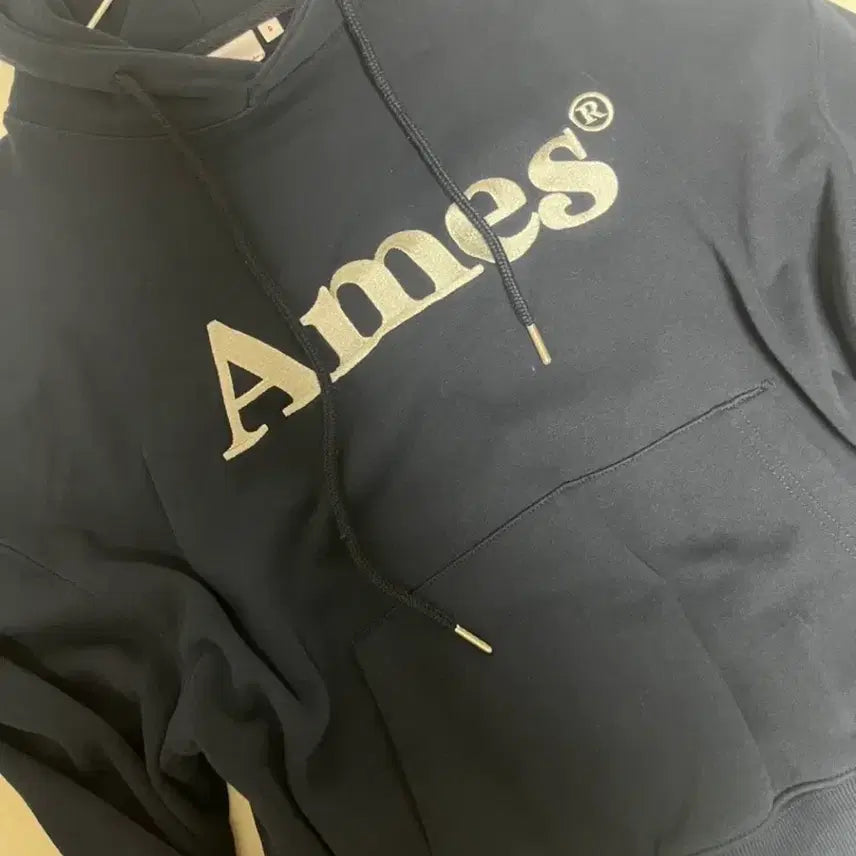 [BUNJANG] AMES Hooded Sweatshirt Navy / 아메스 후드티 s