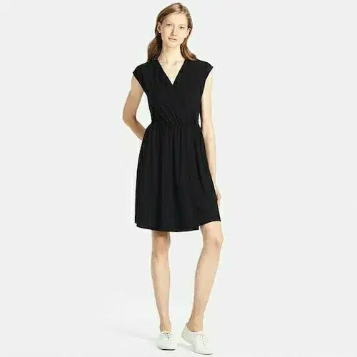 [BUNJANG] Uniqlo Wrap Dress / 유니클로 랩 원피스 / 새제품
