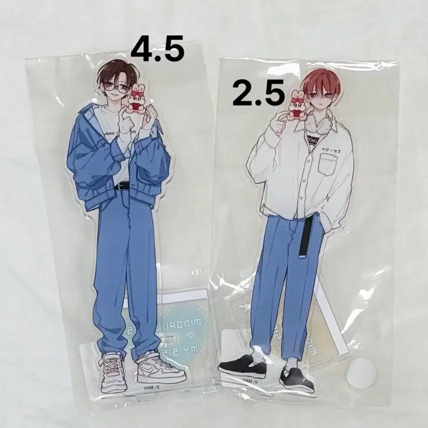 [BUNJANG] Unsealed "My Classmate Is A Midori-kun" Pop-up Store Midori & Ayame Acrylic Standee / 미개봉) 언니의 미도리군 팝업 미도리 아야메 아크릴 스탠드