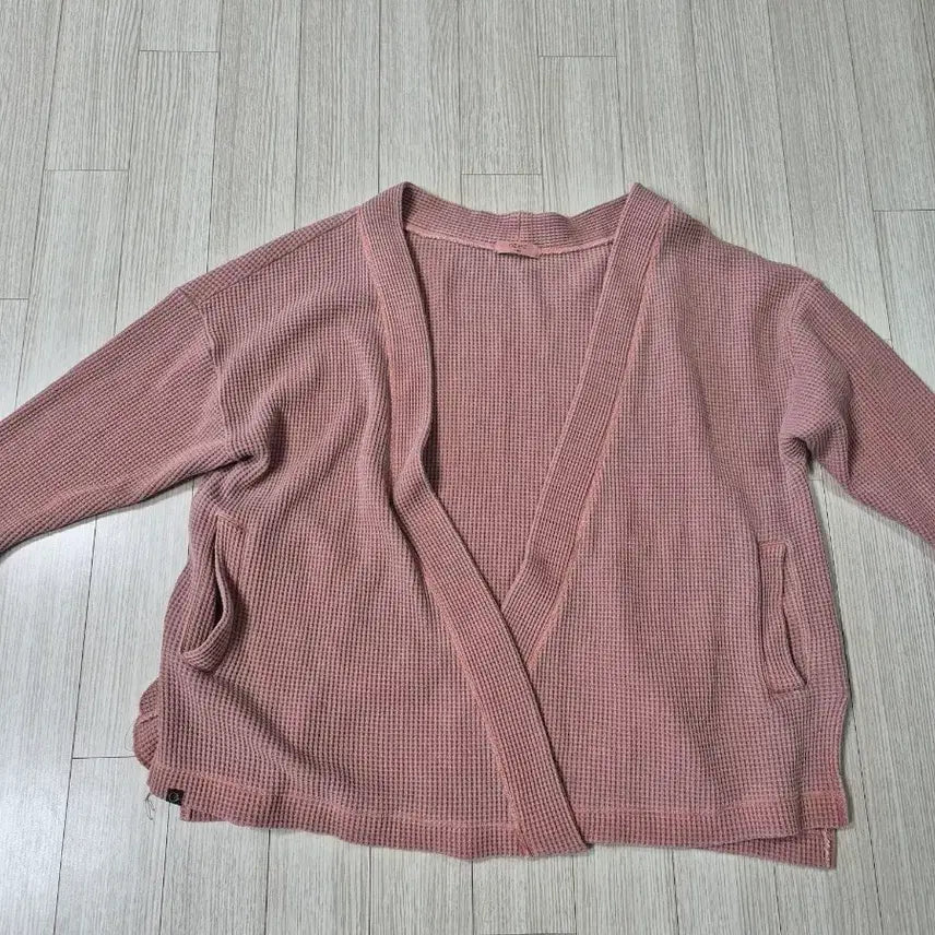 [BUNJANG] Oziz Waffle Short Hanten Redbrick / 오즈이즈 와플 숏 한텐 레드브릭