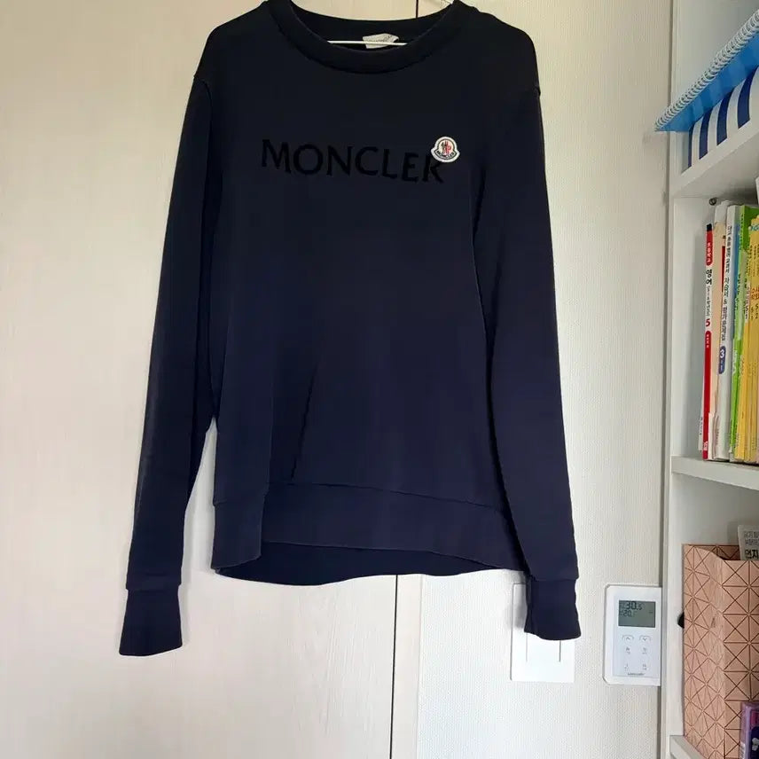 [BUNJANG] Moncler Navy Sweatshirt M / 몽클레어 맨투맨 네이비 M