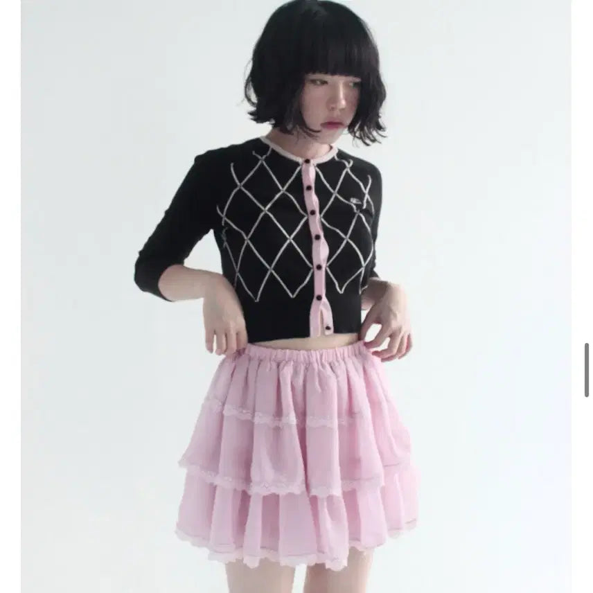 [BUNJANG] Le Monde Pepe Pump Skirt Balloon Crank Ruffneck Skirt / 르몽드페페 펌프 스커트 샤샤 캉캉치마  크랭프 러프넥 히메갸루 아이당