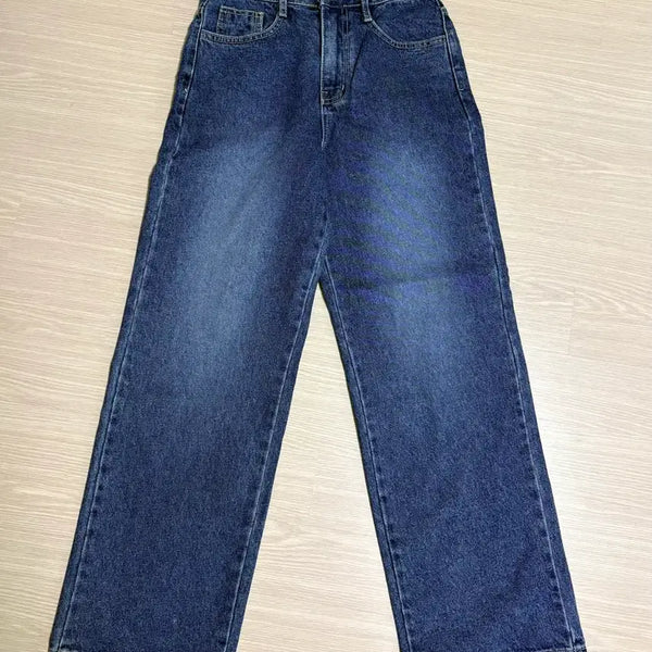 [BUNJANG] Semi Wide Straight Fit Jeans / 세미 와이드 스트레이트 진 청바지 27cm