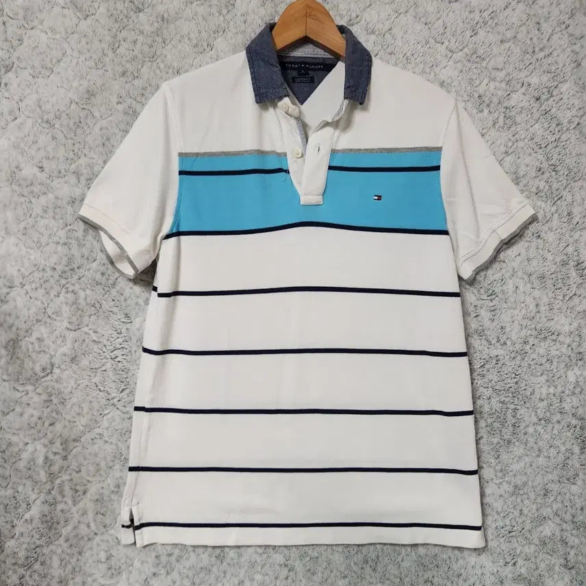 [BUNJANG] Tommy Hilfiger Short Sleeve Polo Shirt (Size M) / 258B [M] 타미힐피거 반팔 카라티