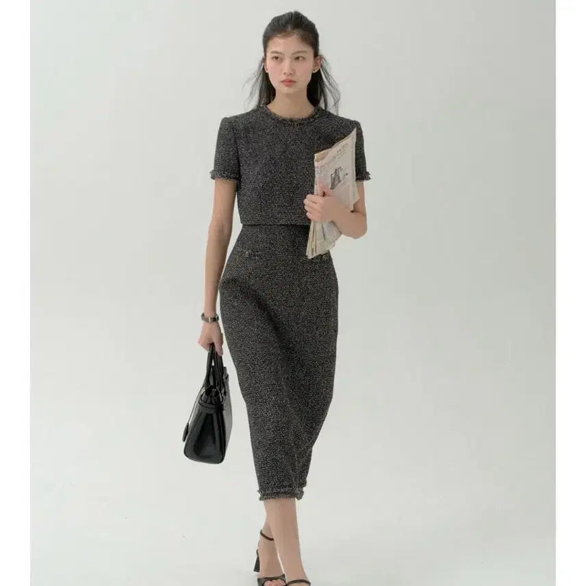 [BUNJANG] Flooum Midnight Overlay Dress XS / 플로움 미드나잇 오버레이 드레스 원피스 xs