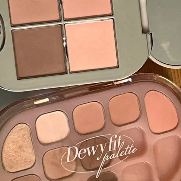 [BUNJANG] Tooc Cotton Salmon 4-Color Eyeshadow Palette & Lilybyred Peach Cream Dewy Fit Palette / 투크 코튼 살몬 4구 섀도우 팔레트 릴리바이레드 피치크림듀이핏팔레트