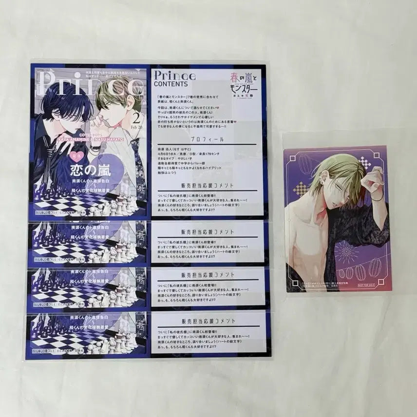 [BUNJANG] Stray Kids 'Spring Storm & Monsters' Tsutaya Exclusive Photocard Set (4 pcs) / 봄의 폭풍과 몬스터 츠타야 특전 4장 카야 나스 + 길고양이와 늑대 카드
