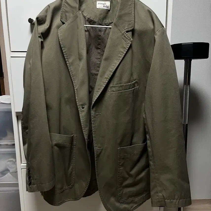 [BUNJANG] Roughside Club Jacket Mud Color Size 2 / 러프사이드 클럽 자켓