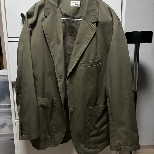 [BUNJANG] Roughside Club Jacket Mud Color Size 2 / 러프사이드 클럽 자켓