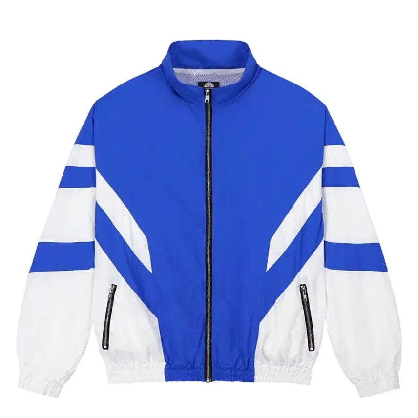 [BUNJANG] Old School Woven Wind Jacket - Blue / 올드스쿨 우븐 윈드 자켓 - 블루