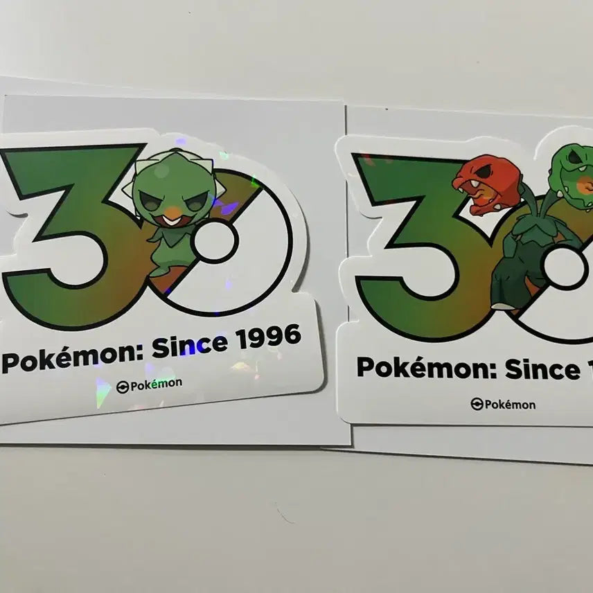 [BUNJANG] Pokemon 30th Anniversary Stickers: Capsaicn & Scovillain / 포켓몬 30주년 스티커 캡싸이+스코빌런