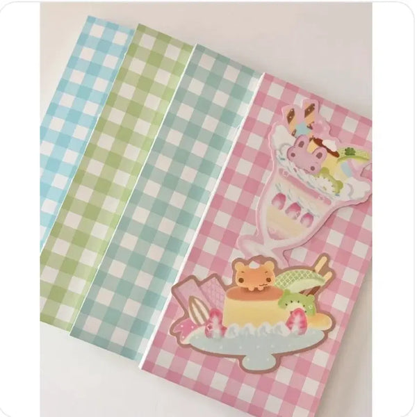 [BUNJANG] LogiSticker Long Grid Notebook with PVC Cover / 로지스티커 다이어리 롱 모눈 노트+pvc커버