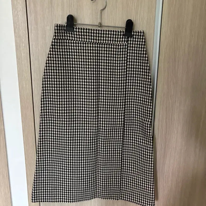 [BUNJANG] Checkered Flannel Winter Maxi Skirt / 체크무늬 스커트 기모 겨울 치마