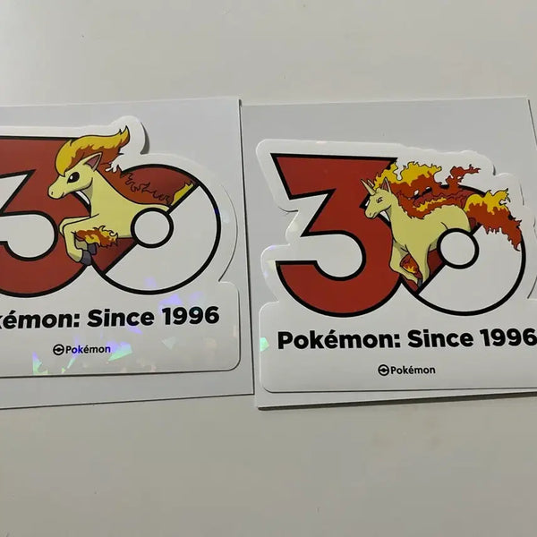 [BUNJANG] Pokemon 30th Anniversary Sticker Ponita + Rapidash / 포켓몬 30주년 스티커 포니타+날쌩마