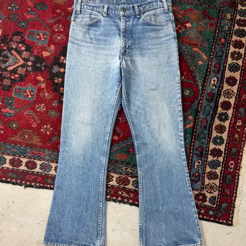 [BUNJANG] Levi's 646 Orange Tab Bell Bottom Jeans - Size 34x32 / [34] 80s USA 리바이스 646 벨바텀 리바이스 오렌지탭 부츠컷