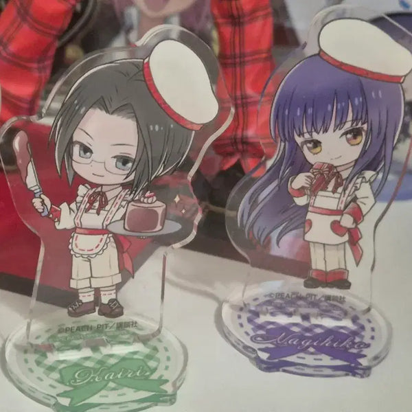 [BUNJANG] Shugo Chara! Cafe Acrylic Stand Set Kei & Shiu / 일괄) 캐릭캐릭체인지 카페 아크릴스탠드 케이 시우