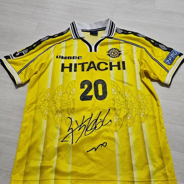 [BUNJANG] Kashiwa Reysol Hong Myung-bo Autographed Jersey / 가시와레이솔 홍명보 친필싸인 유니폼
