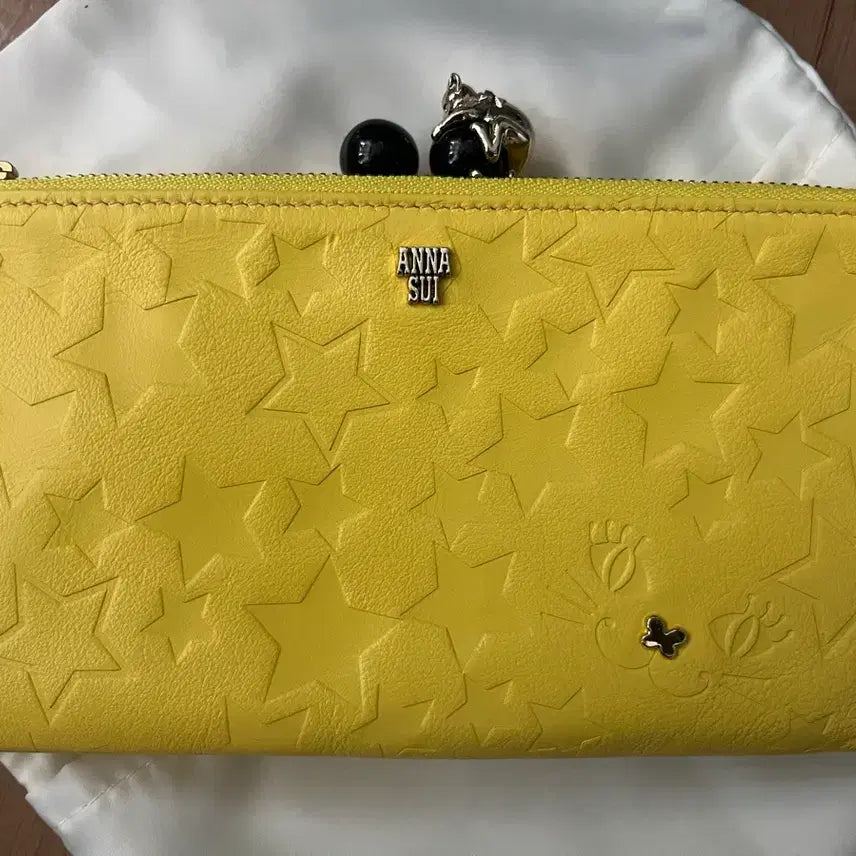 [BUNJANG] Anna Sui Star Pattern Yellow Mini Bag / 안나수이 별 패턴 옐로우미니백