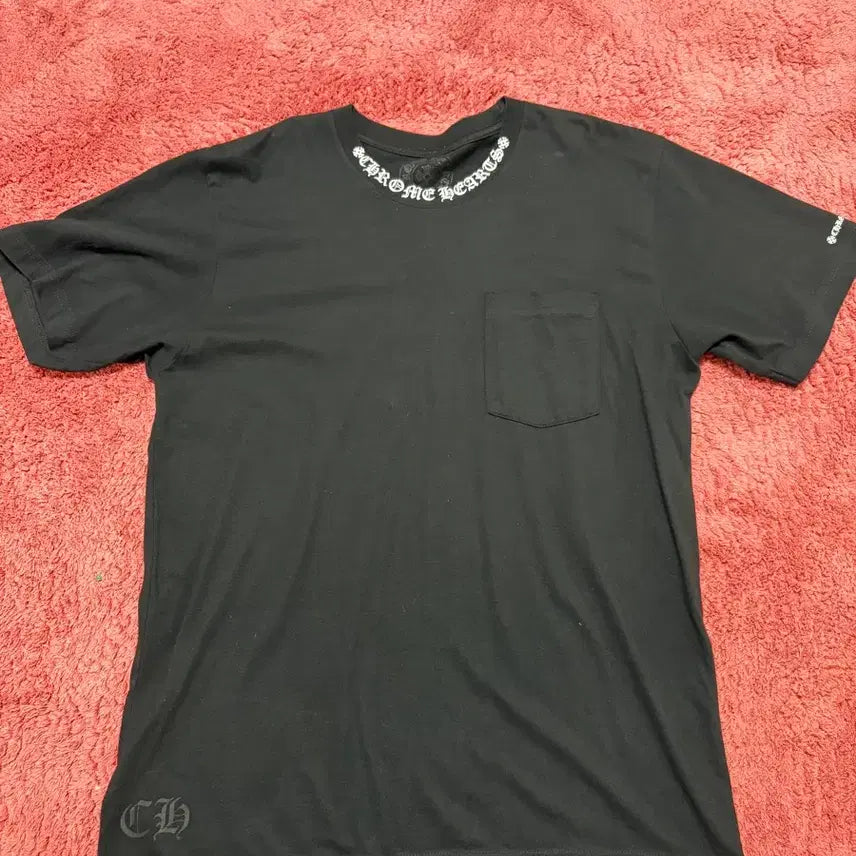 [BUNJANG] Chrome Hearts Pocket Crewneck Short Sleeve T-Shirt / 크롬하츠 포켓 크루넥 반팔(오늘만이가격)
