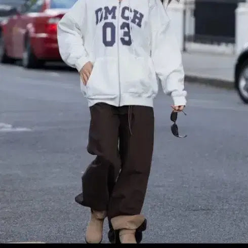 [BUNJANG] Dimanche Hooded Zip-Up / 디망쉬 후드집업