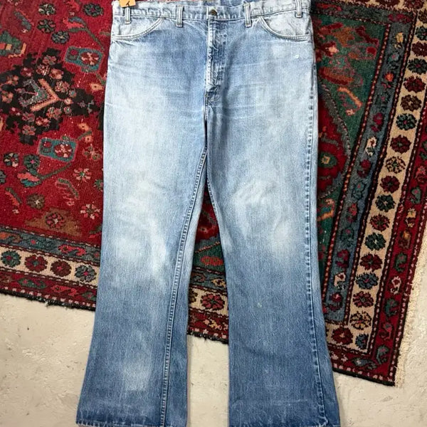 [BUNJANG] Levi's 646 Orange Tab Bell Bottom Jeans - Vintage 70s USA / [42] 70s USA 리바이스 646 벨바텀 리바이스 오렌지탭 부츠컷