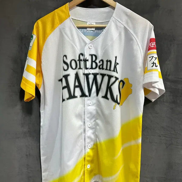[BUNJANG] Softbank Hawks Fight Kyushu Limited Baseball Jersey L / 소프트뱅크 호크스  파이트 큐슈 한정 야구 유니폼 L 새상품