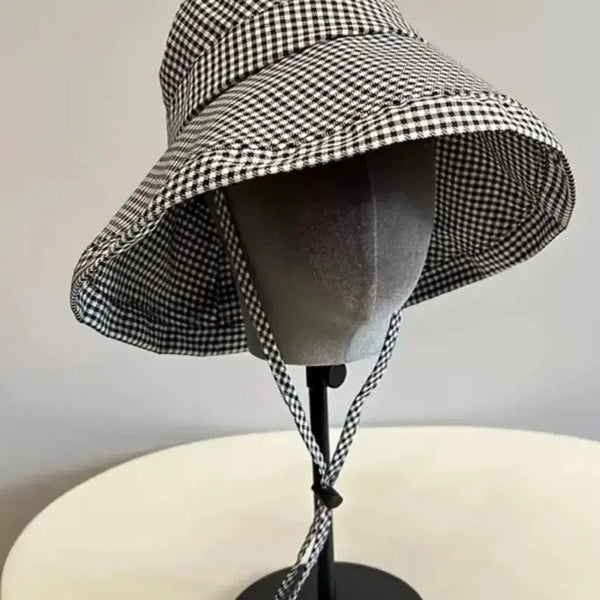 [BUNJANG] Checkered Bucket Hat / 체크무늬 버킷햇 벙거지 모자(새상품)