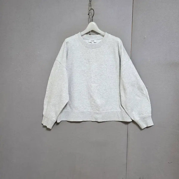 [BUNJANG] COS Oversized Brushed Sweatshirt Gray / COS 코스 박시한 안기모 맨투맨 n6463