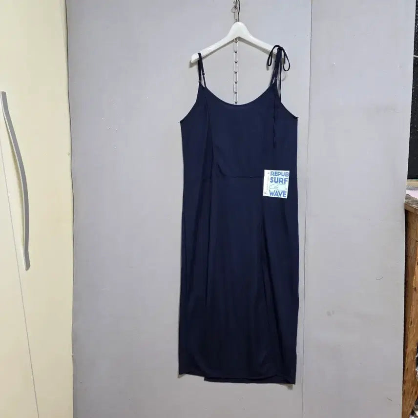 [BUNJANG] DEWL Cool Loose Fit Sleeveless Dress Navy Size 55 / 듀엘 시원한 루즈핏 나시 원피스 55  n6461