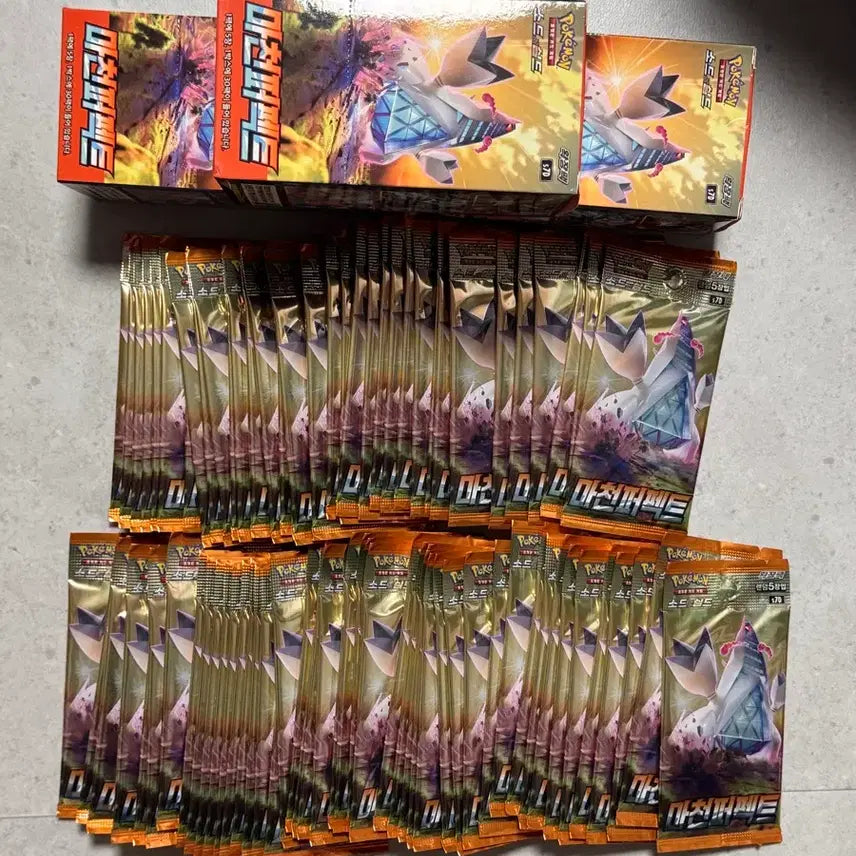 [BUNJANG] Pokémon Cards Macha Perfect Search Pack Bundle Set (88 Packs) / 박스O)마천퍼펙트 서치팩 88팩일괄 포켓몬카드