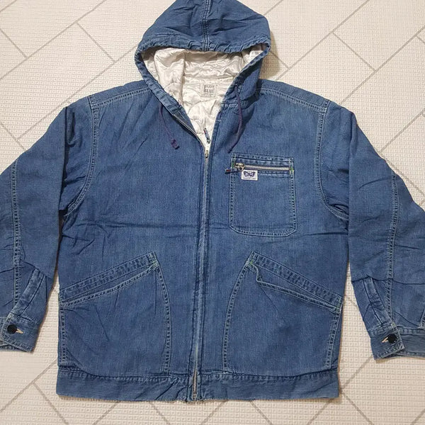 [BUNJANG] Blue Blue Denim Hooded Jacket / 블루블루청후드자켓2