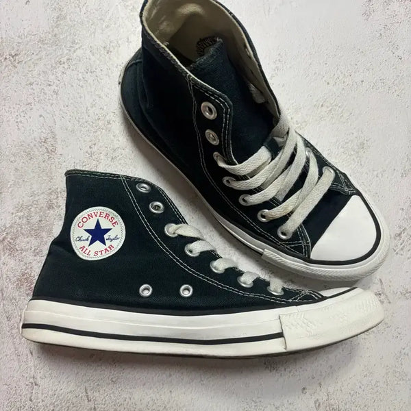 [BUNJANG] Converse Chuck Taylor All-Star High Top Black 230mm / 컨버스 하이 블랙 230