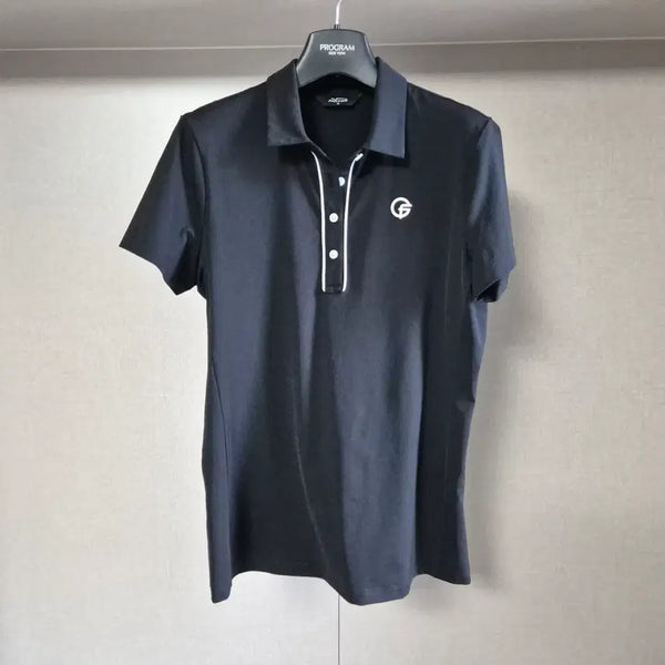 [BUNJANG] Phantom Women's Line Point Short-Sleeved Polo T-Shirt / 95)팬텀 여성 라인 포인트 폴로 반팔티셔츠