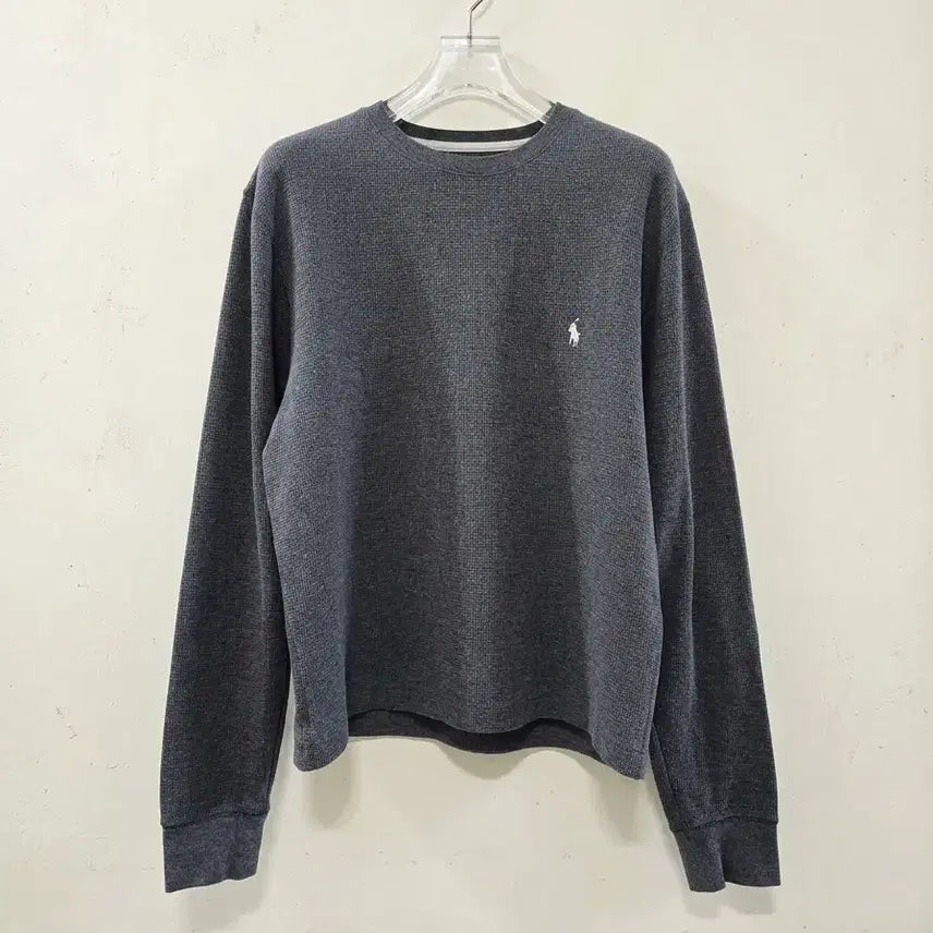 [BUNJANG] Polo Ralph Lauren Grey Waffle Long Sleeve T-Shirt L / 폴로 랄프로렌 그레이 와플 긴팔티 L