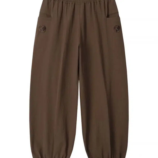 [BUNJANG] Earthjeegoo Hanbok Pants Brown / 어스지구 한복팬츠 브라운