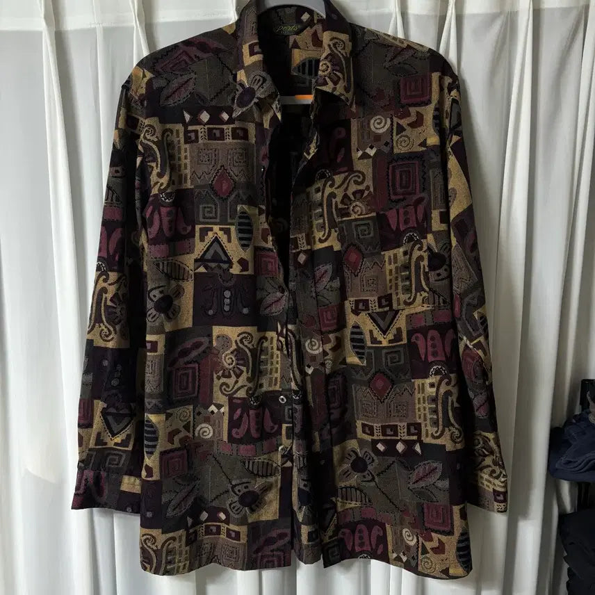 [BUNJANG] Japanese Vintage Pattern Shirt / 일본 빈티지 패턴 셔츠
