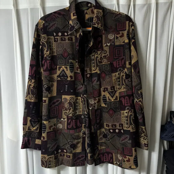 [BUNJANG] Japanese Vintage Pattern Shirt / 일본 빈티지 패턴 셔츠