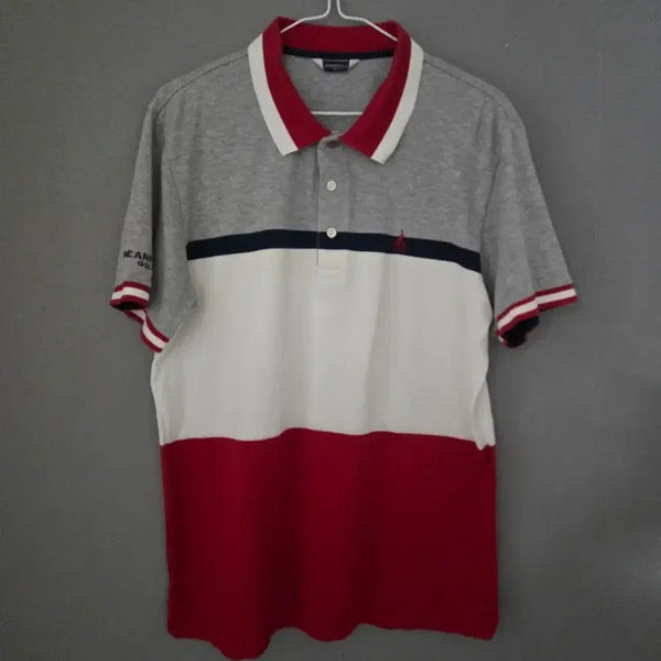 [BUNJANG] Beanpole Golf Men's Short Sleeve Polo Shirt / 빈폴 골프 남성 반팔 카라티 100