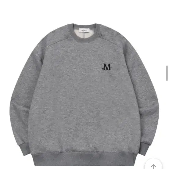 [BUNJANG] Mooent Grey Sweatshirt / 무센트 그레이 회색 맨투맨