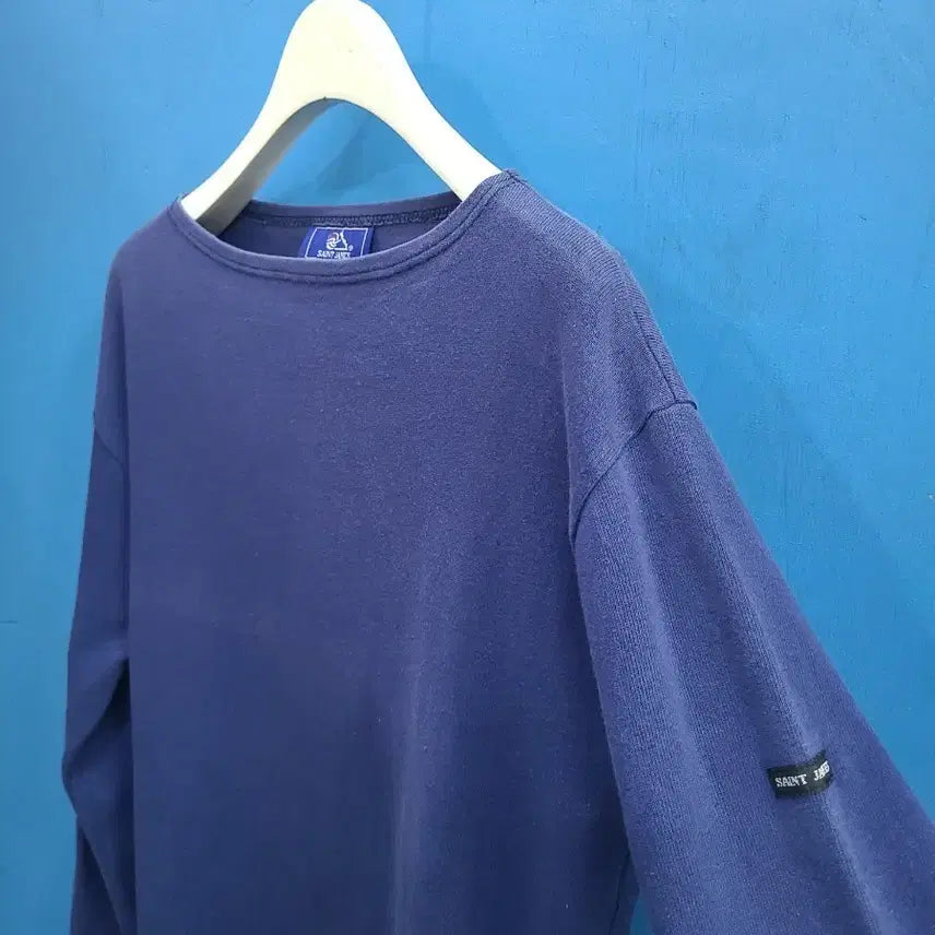 [BUNJANG] Saint James Ouessant Striped Boatneck T-Shirt / 웰에이징 세인트제임스 웨쌍 바스크 티셔츠