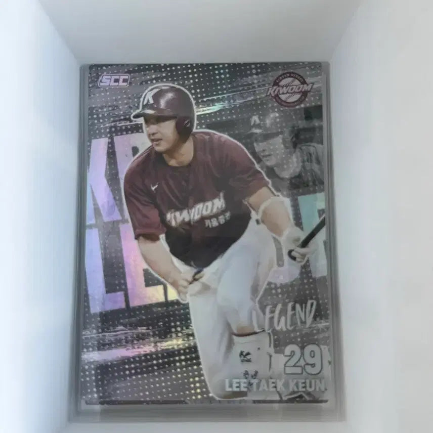 [BUNJANG] Kiwoom Heroes Lee Eui-taek Legend Holo Card / 키움 이의택 레전드 홀로 카드