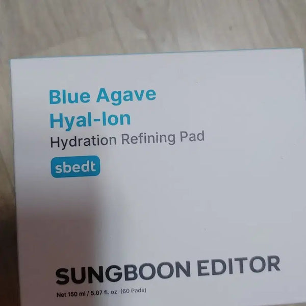 [BUNJANG] Ingredient Editor Blue Agave Hyal-Ion Moisture Wave Pad 60 Count / 성분에디터 블루아가베 히알 이온 수분 물결패드 60매