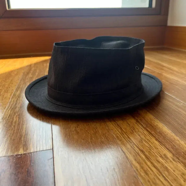 [BUNJANG] POST OVERALLS Panama Hat Black / 포스트오버롤즈 파나마햇
