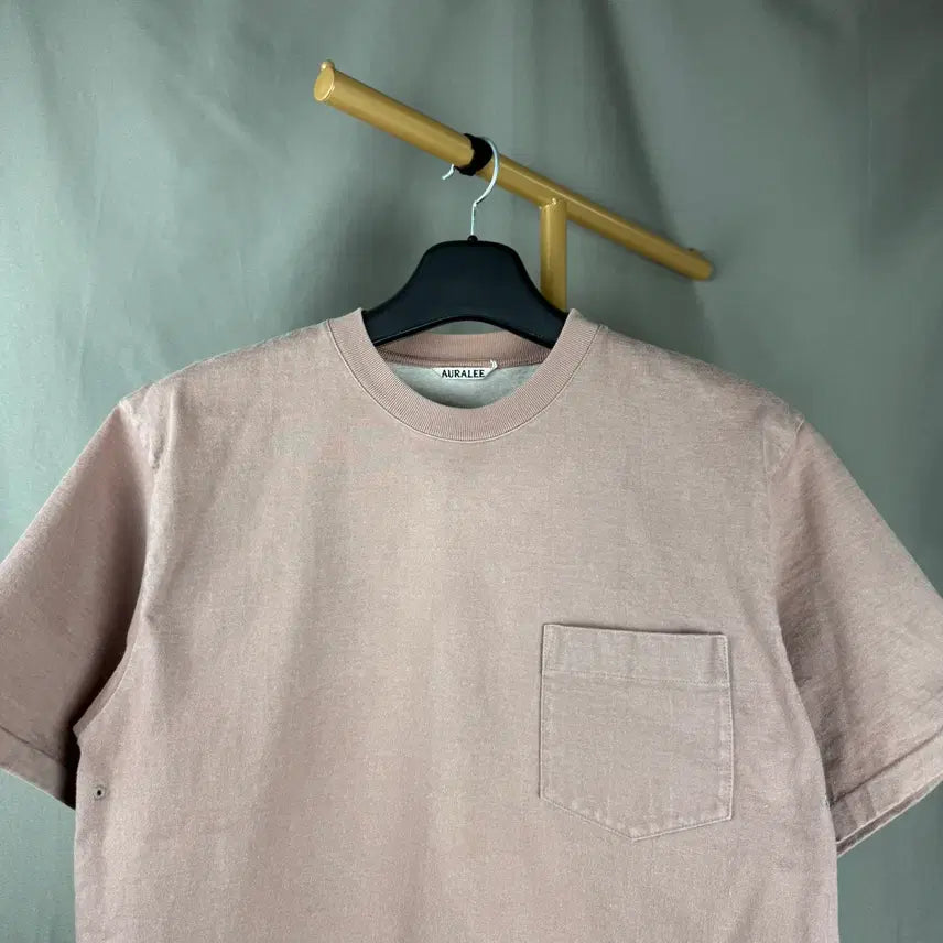 [BUNJANG] Auralee Stand-Up Pocket T-Shirt / 3size ) AURALEE 오라리 스탠드-업 포켓 티셔츠