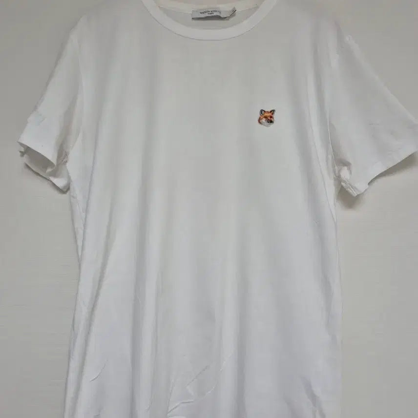 [BUNJANG] Maison Kitsuné Fox Head Patch Classic White T-Shirt XL / [XL]메종키츠네 폭스 해드패치 클래식 화이트